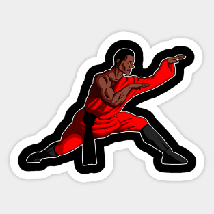 Kung fu snake style Sticker